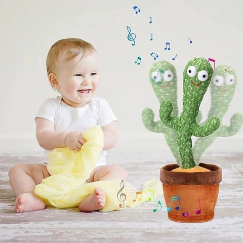 Cactus Bailarín Interactivo – Repite y Baila - Fomenta el desarrollo sensorial desde el primer uso