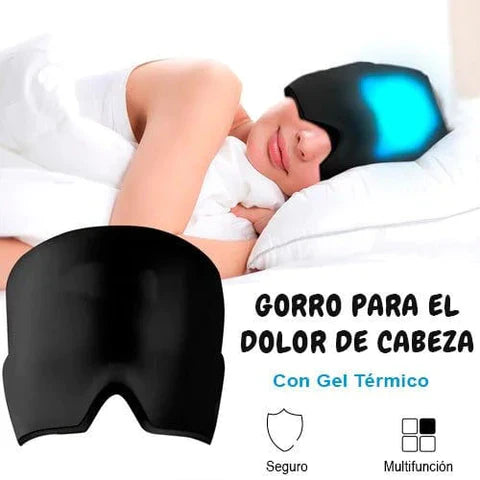 Gorro Terapéutico Reutilizable - Relaja y Refresca - Elimina la tensión y el dolor desde el primer uso