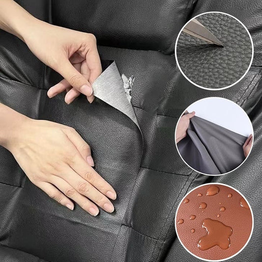 Cuero Adhesivo Premium - Revestimiento Adhesivo - Logra un acabado elegante y duradero en minutos