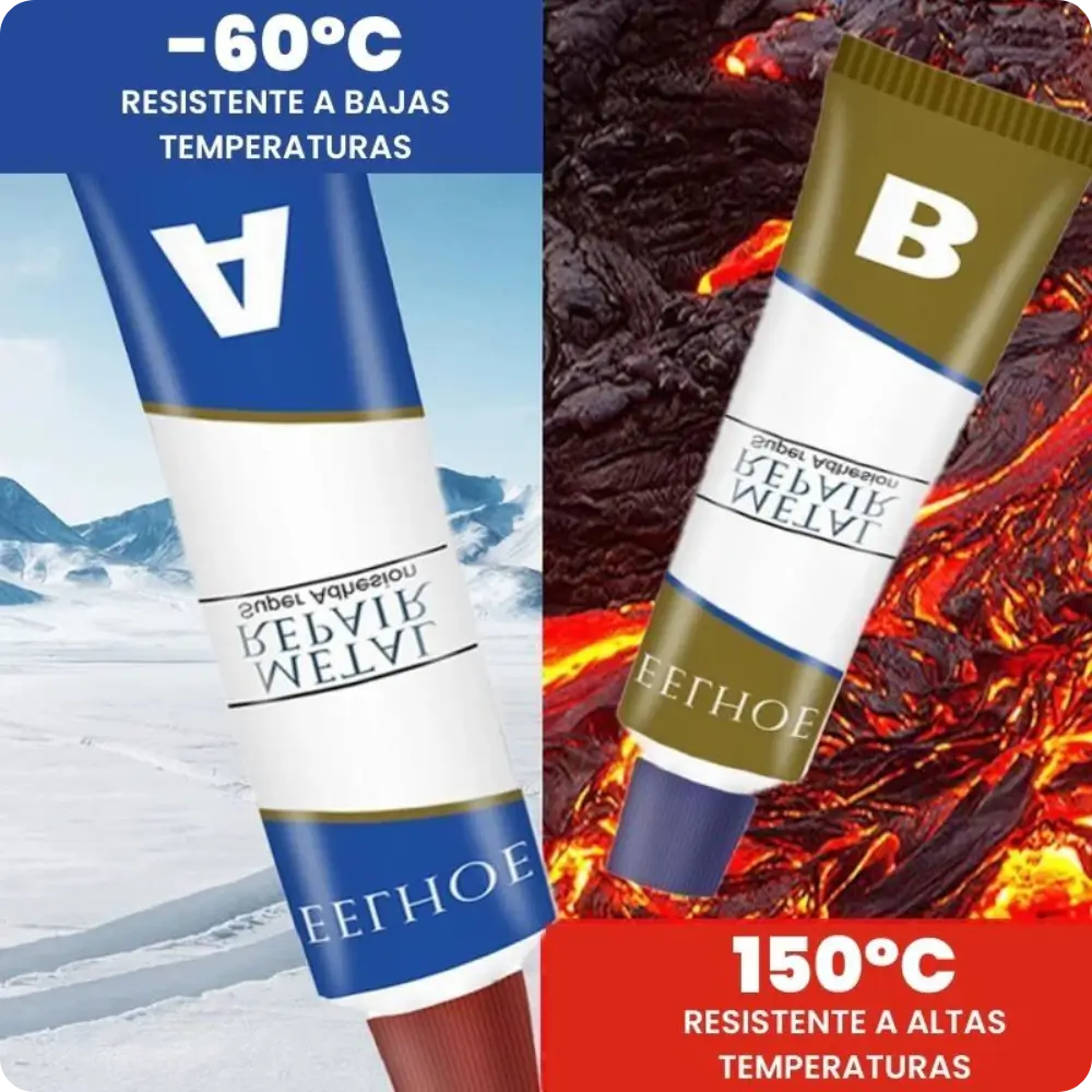 Resistencia Extrema: Solución Rápida y Duradera - PACK (AyB) Soldadura Liquida