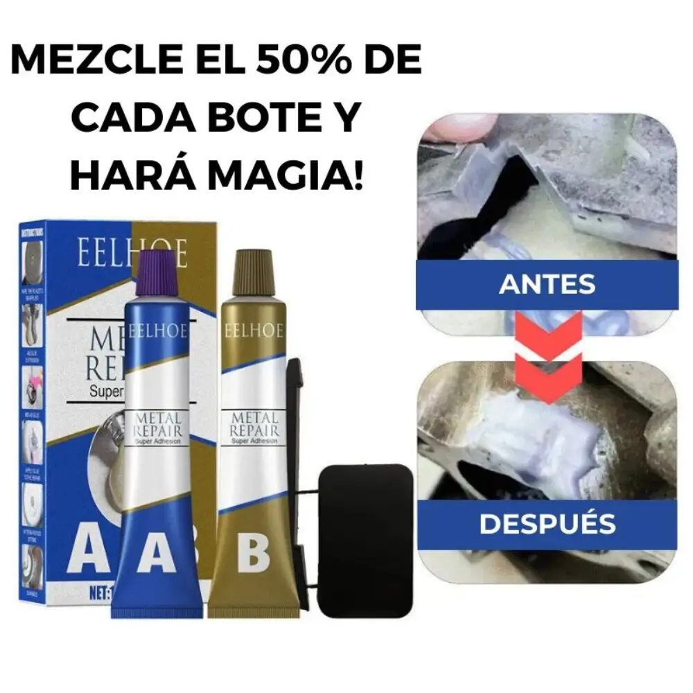 Resistencia Extrema: Solución Rápida y Duradera - PACK (AyB) Soldadura Liquida