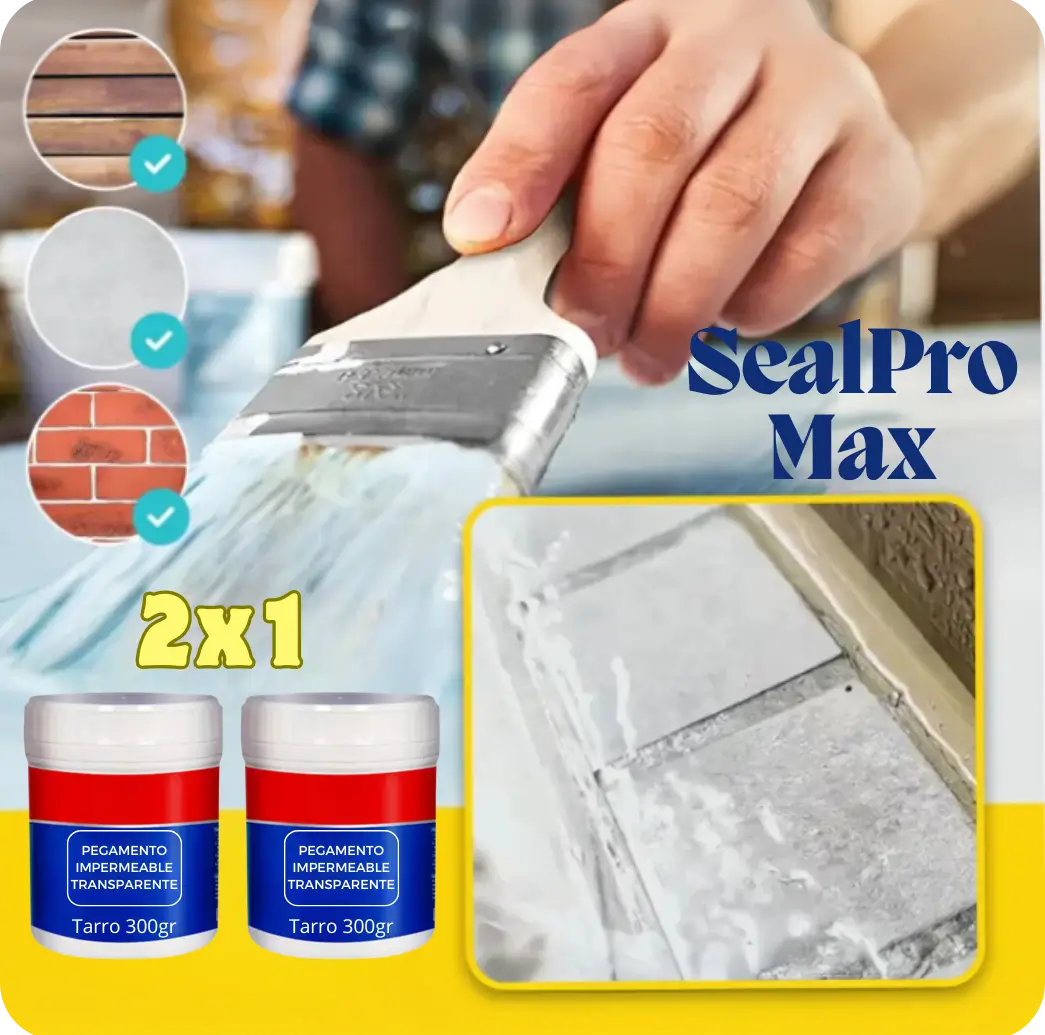 Pack Sellador 2x1 - Protección Total contra Agua, Humedad y Filtraciones- Incluye Brocha GRATIS de regalo 🎁