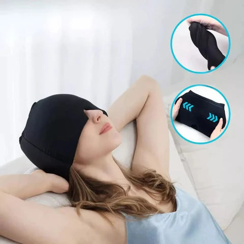 Gorro Terapéutico Reutilizable - Relaja y Refresca - Elimina la tensión y el dolor desde el primer uso