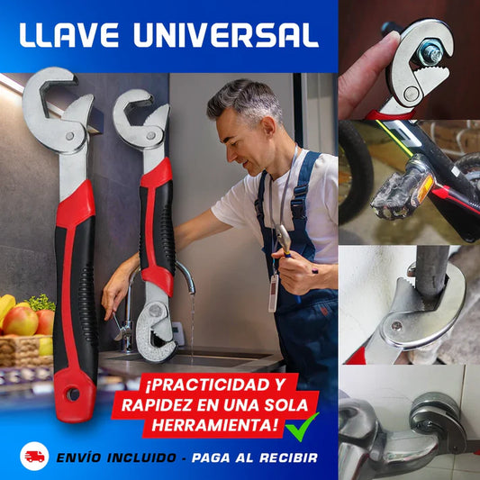 Kit de Llaves Multiuso– Reemplaza Múltiples Herramientas – Ahorra Tiempo y Espacio en Segundos